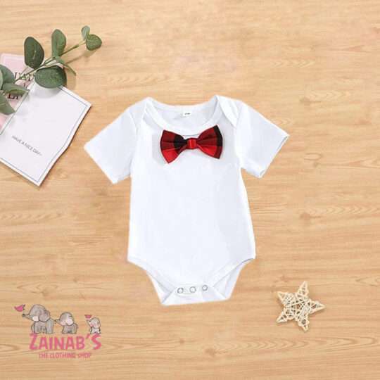 Gentleman Bow Romper
