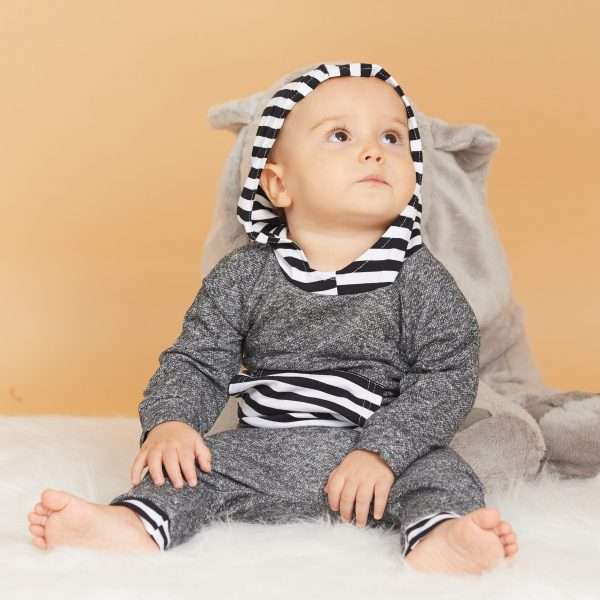 Stripe Gray Tracksuit | Winter | Fall | - Image 4