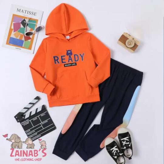 Boy Hoodies Pants Sweatshirts Casual Pullover Outfits