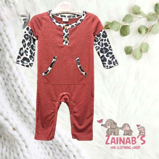 Leopard Flares Baby Romper for girl & Boy