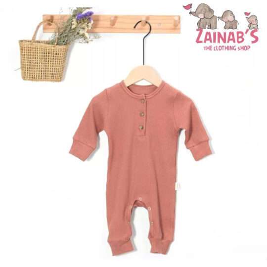 Baby Rompers Ribbed Kids Jumpsuit