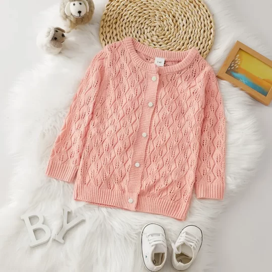 Pink Color Girl Sweater