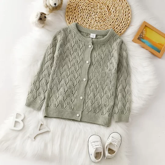 Pistachio Color Girl sweater
