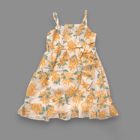 Yellow Floral Frock