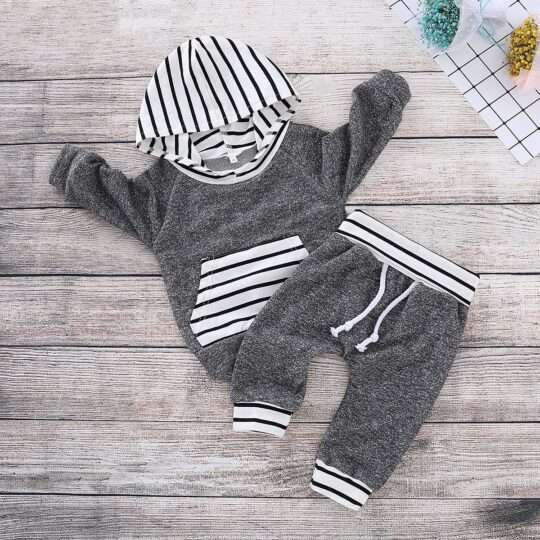 Stripe Gray Tracksuit | Winter | Fall |