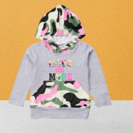 Toddler Kids Baby Girl & Boy Hooded Tops