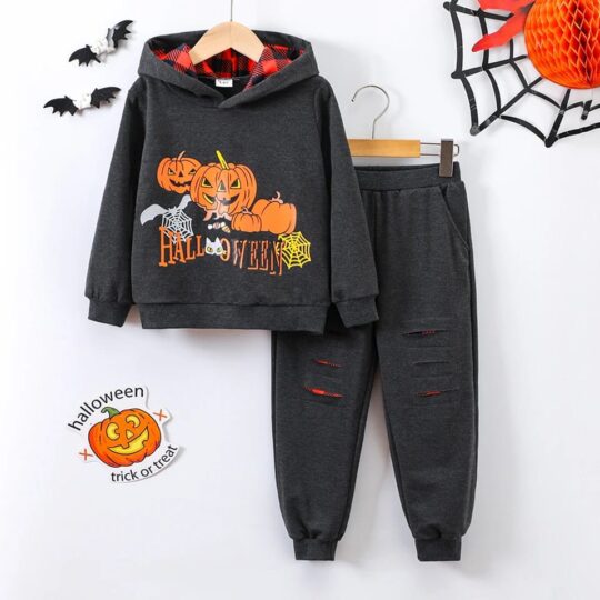 2-Piece Halloween-Themed Kids’ Outfit.