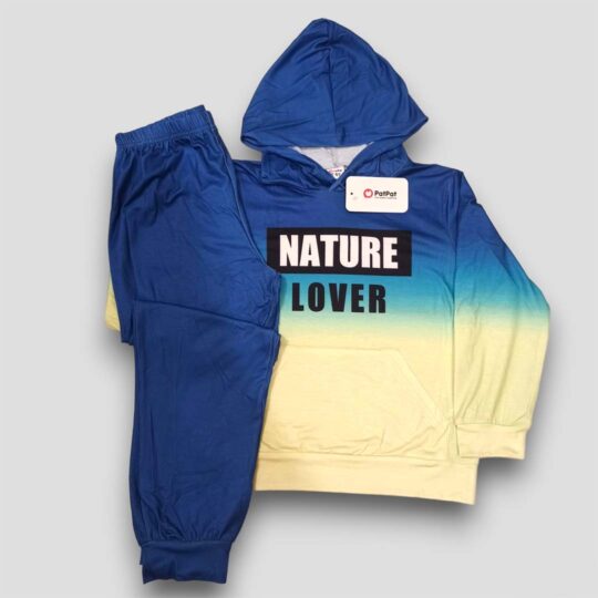 2-Piece Nature Lover Gradient Hoodie and Joggers Set