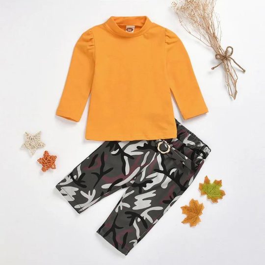 2-Piece Autumn Chic Toddler Outfit