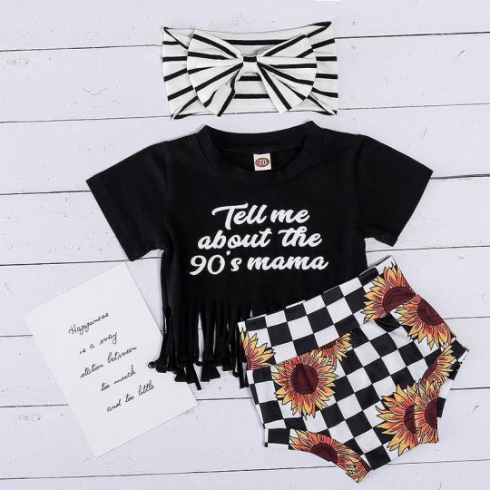 3-Piece 90's Mama Sunflower Set