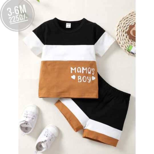 2-Piece "Mama's Boy" Baby Outfit Set