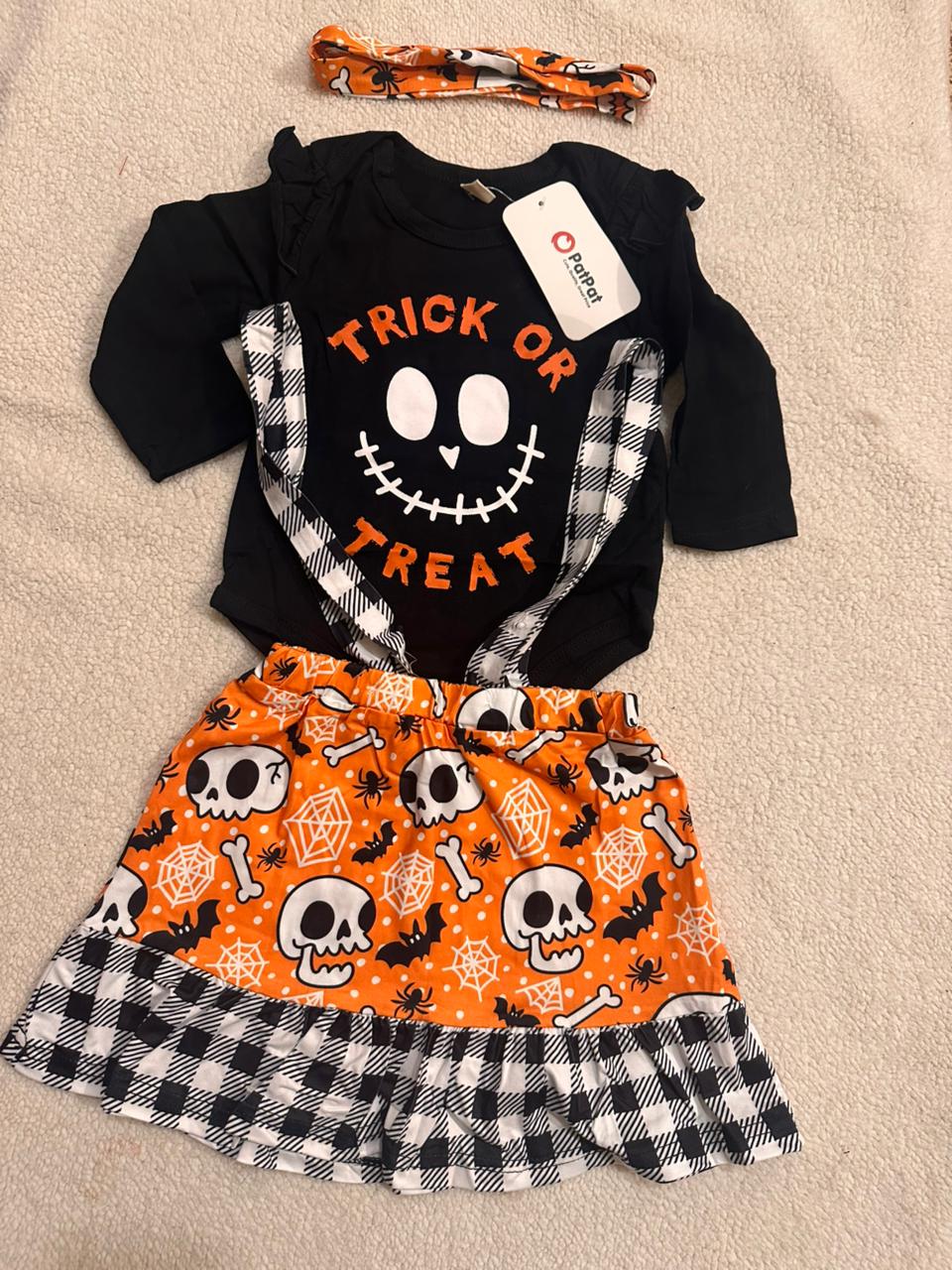 3-Piece Halloween Trick or Treat Outfit for Toddlers