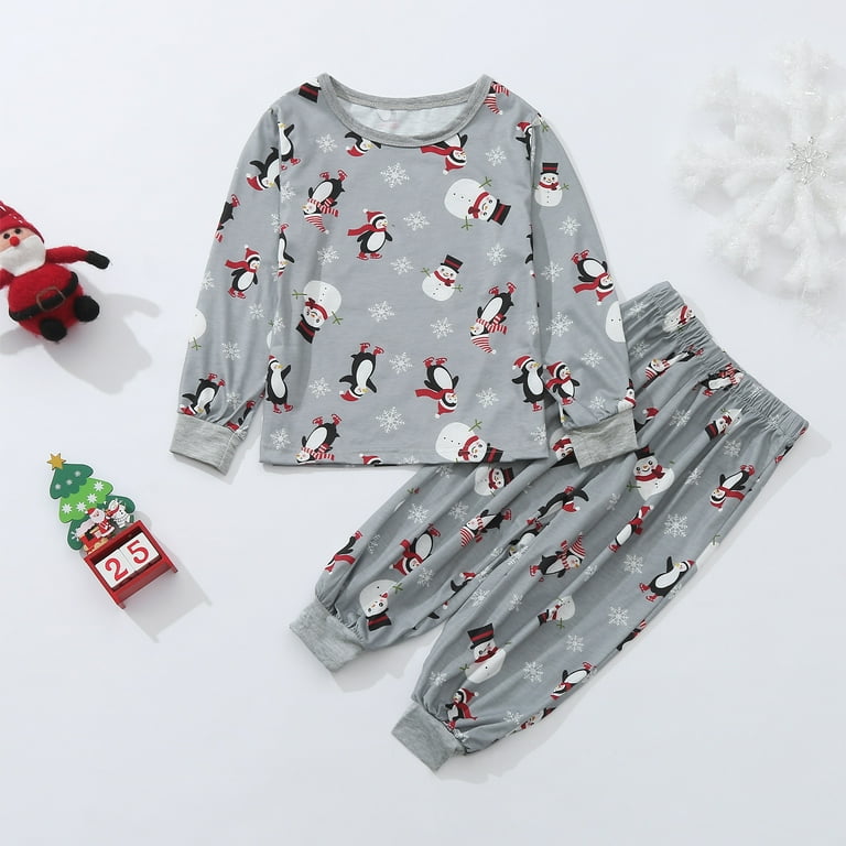2-Piece Festive Holiday Pajama Set