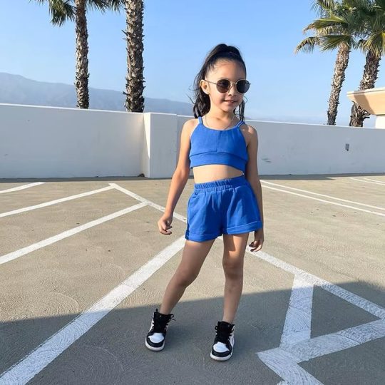 2-Piece Blue Activewear Set