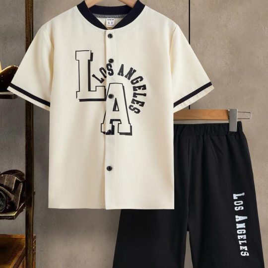 2-Piece Los Angeles Baseball Style Two-Piece Set