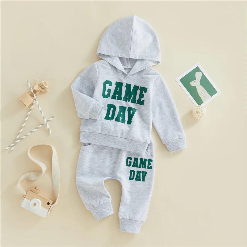2-Piece "Game Day" Baby Hoodie and Jogger Set