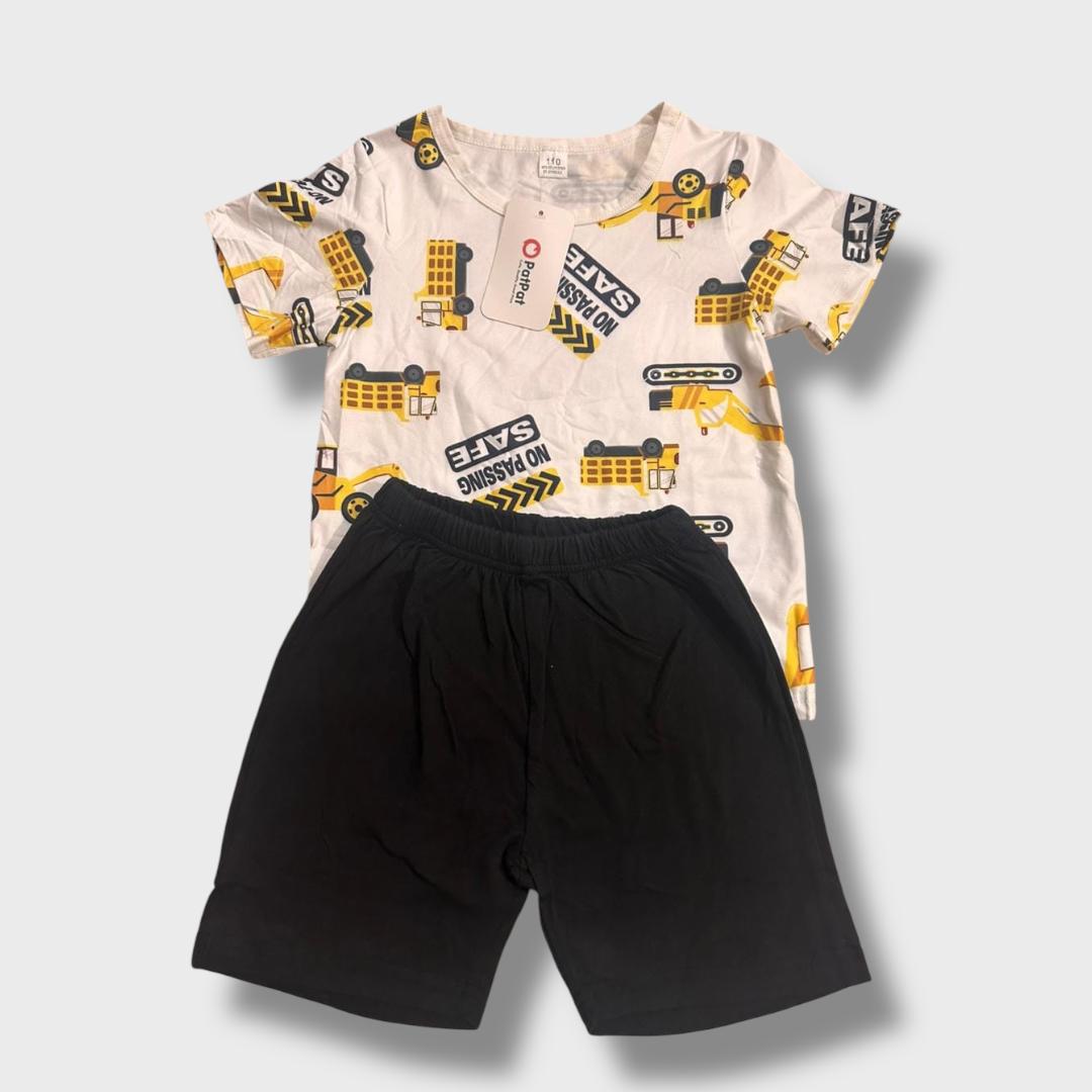 2-Piece Toddler's Construction-Themed Toddler Outfit