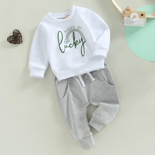 2-Piece "Happy Go Lucky" Toddler Outfit