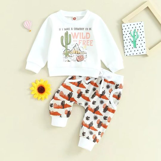 2-Piece Wild and Free Cowboy Outfit