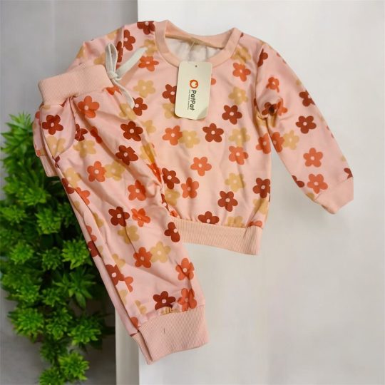 2-Piece Floral Print Toddler Pajama Set