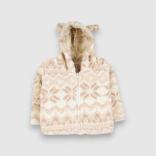 Cozy Fleece Baby Hoodie with Bear Ears