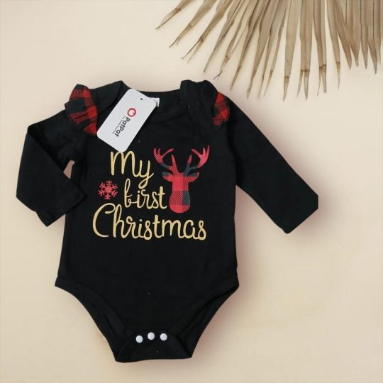 My First Christmas Baby Onesie Romper