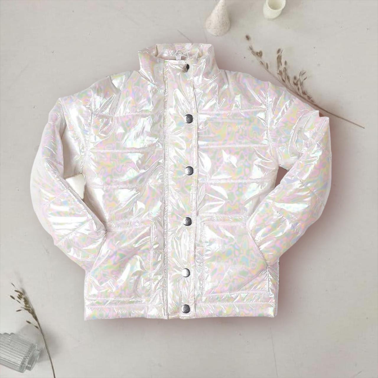 Iridescent Puffer Jacket