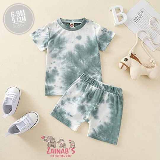 2-Piece Tie-Dye Baby Outfit Set