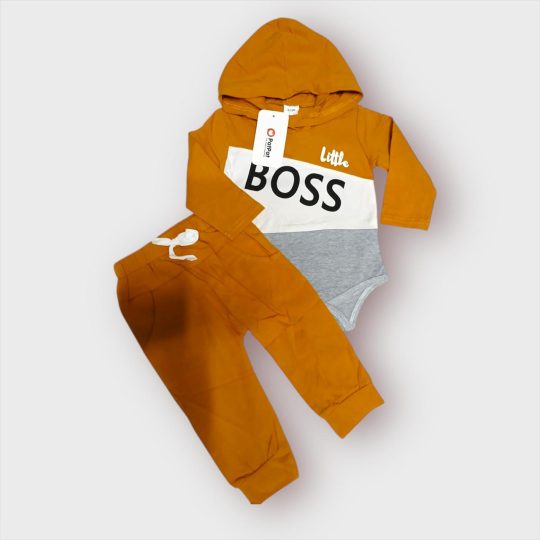 2-Piece Little Boss Hoodie and Pants Set
