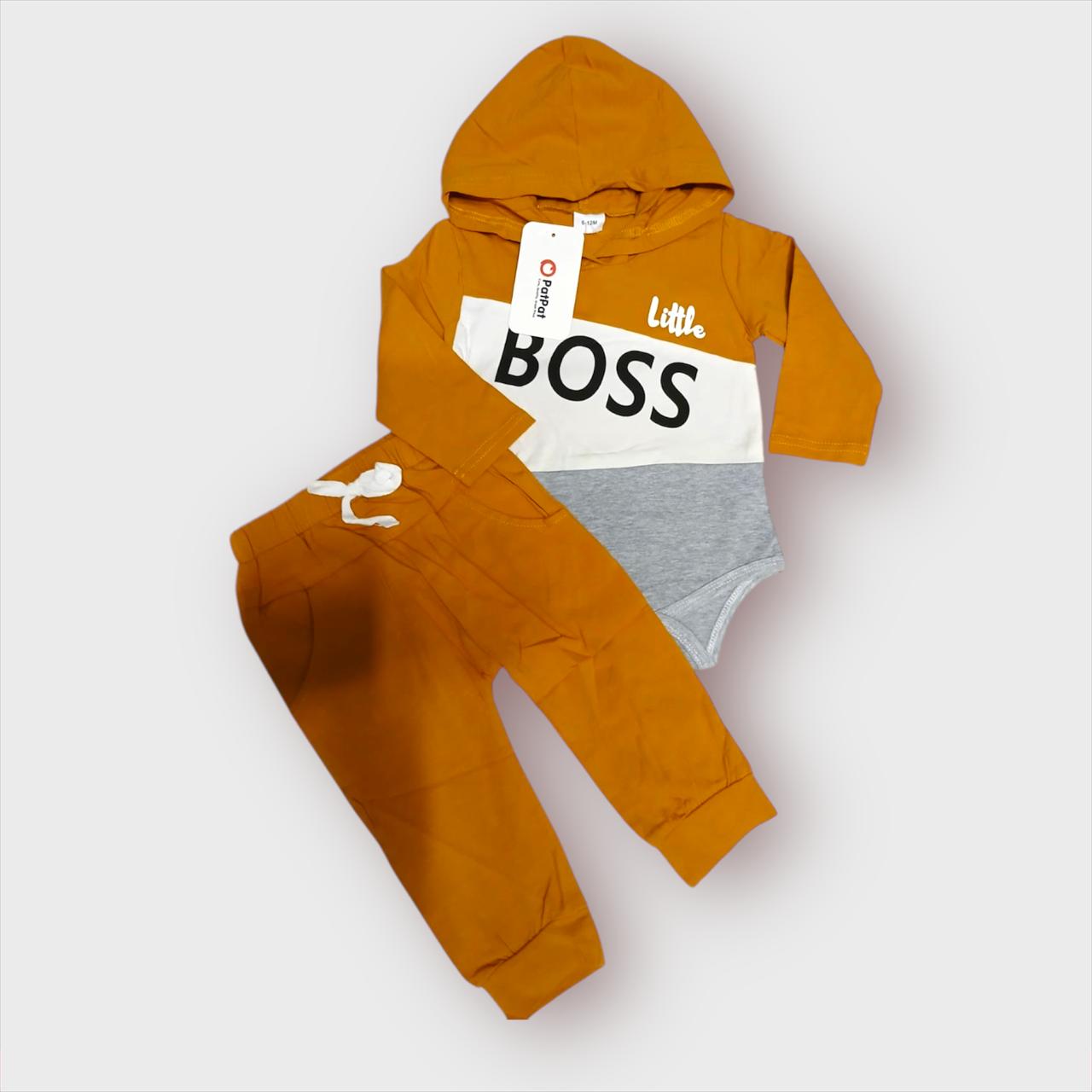 2-Piece Little Boss Hoodie and Pants Set