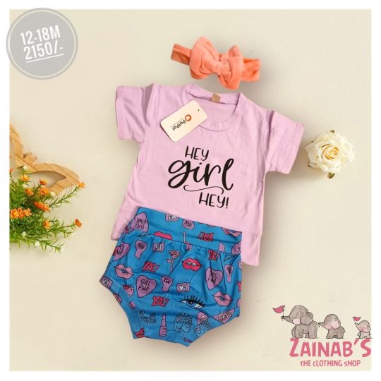 2-Piece "Hey Girl Hey! Outfit Set"
