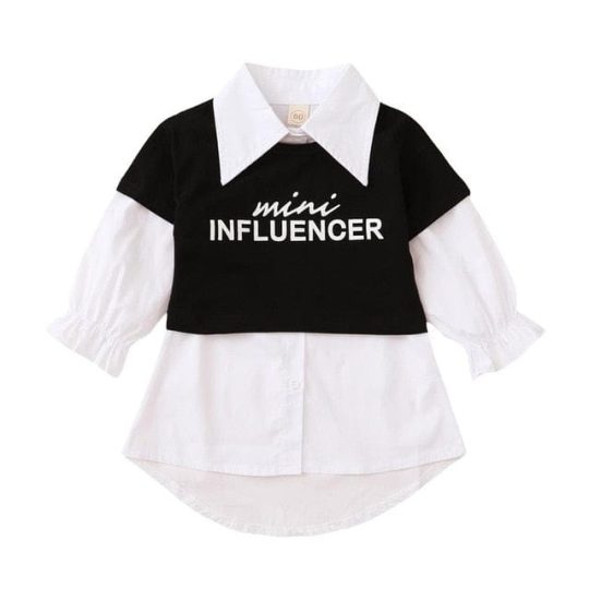 Mini Influencer Layered Shirt