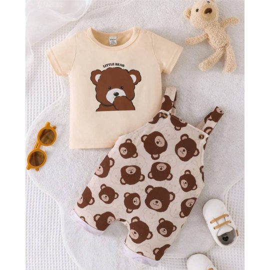 2 Piece Little Bear Baby Outfit Set