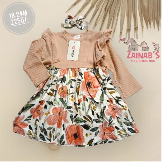 Floral Ruffle Top and Skirt Set