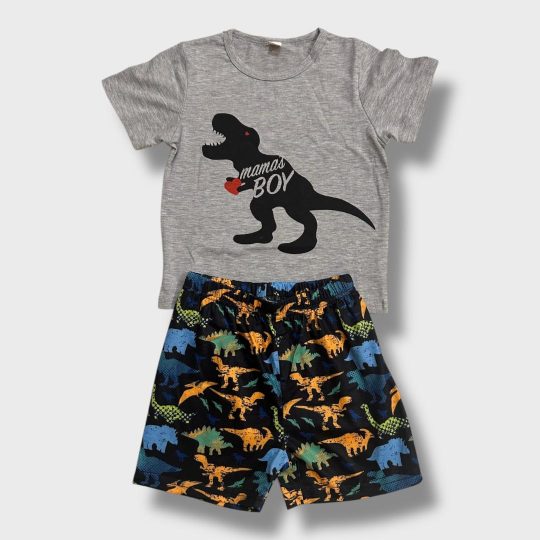 2 Piece Mama's Boy Dinosaur Set