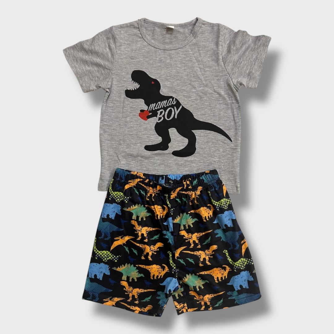 2 Piece Mama's Boy Dinosaur Set