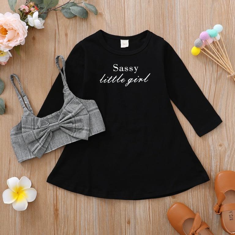 2-PieceSassy Little Girl Outfit Set