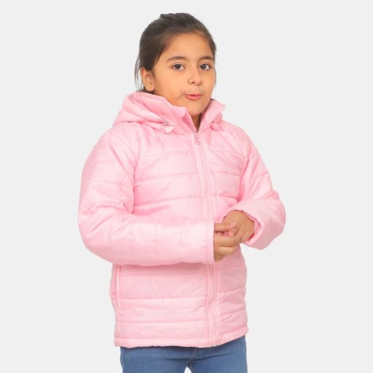 Pink Winter Puffer Jacket