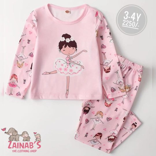 2 Piece Ballerina Pajama Set
